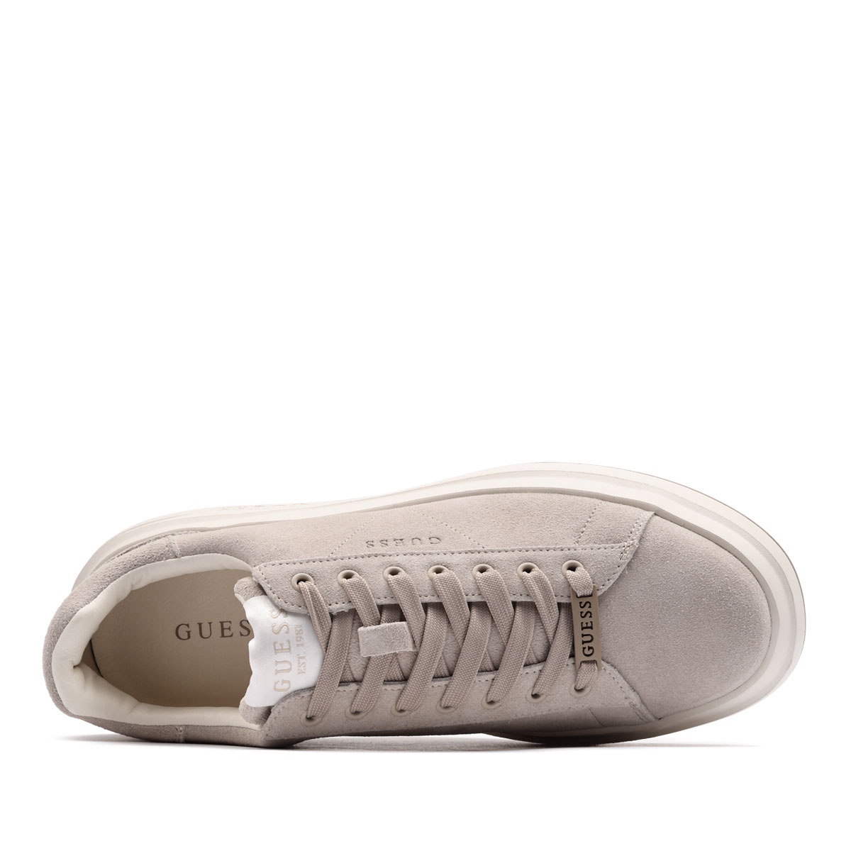 Pantofi sport bărbați Guess Elba FMTLBASUE12-BEIGE Guess Elba Pantofi sport bărbați FMTLBASUE12-BEIGE