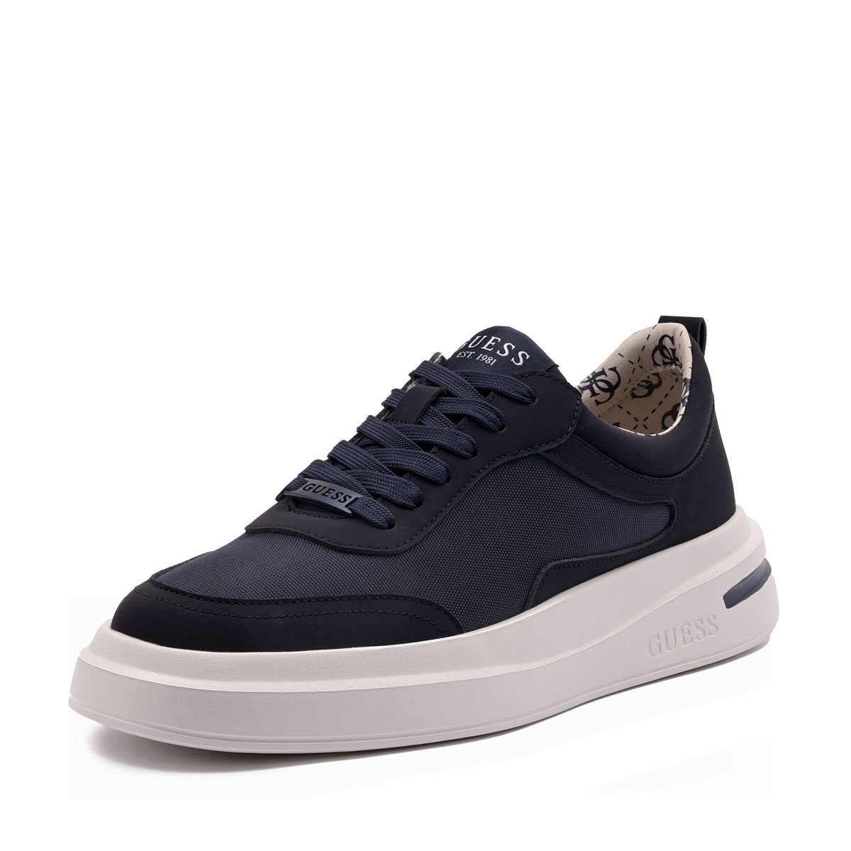 Guess Elbano Pantofi sport bărbați FMJBNOELE12-BLUE