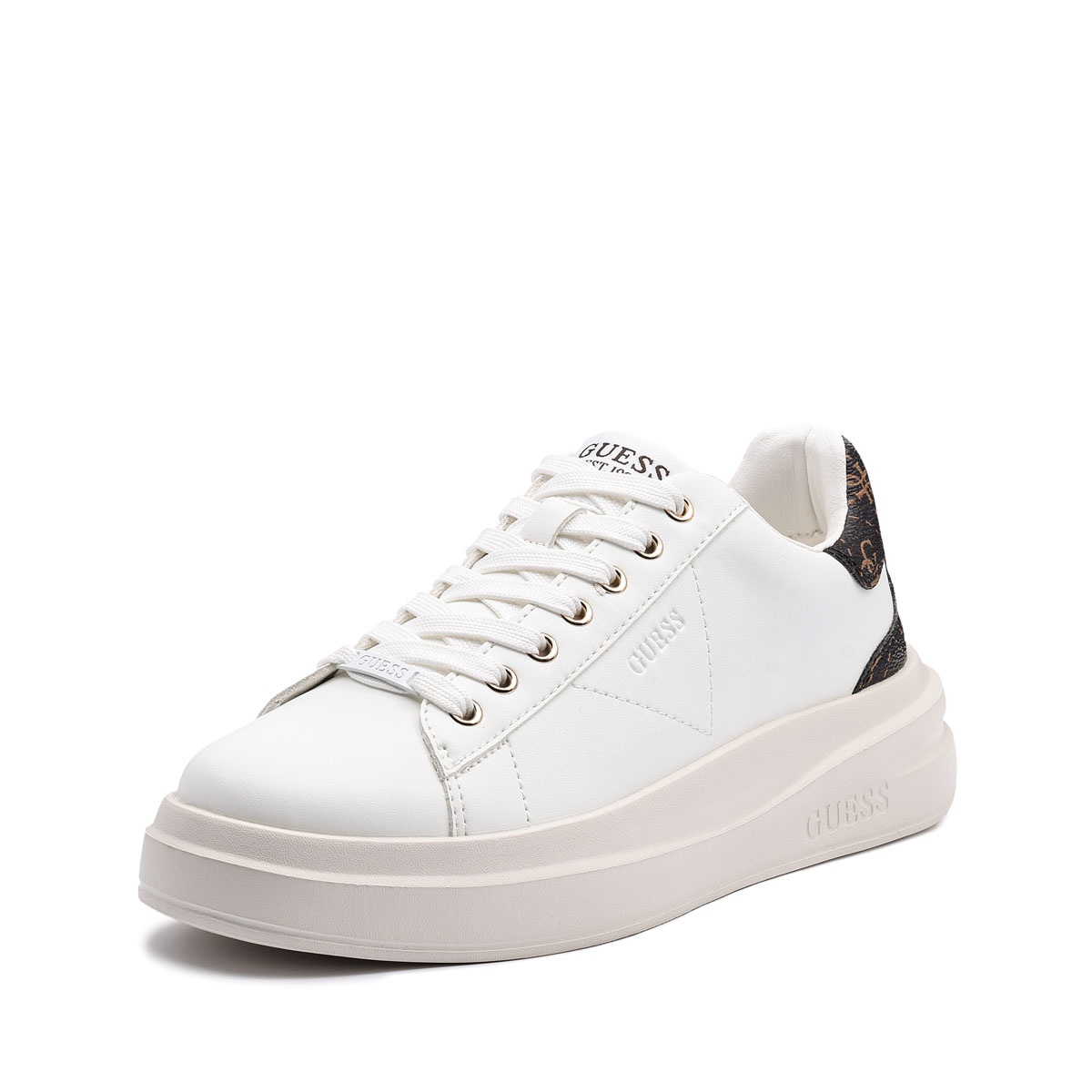 Pantofi sport damă Guess Elbina FLJELBFAL12-WHBRO Guess Elbina Pantofi sport damă FLJELBFAL12-WHBRO