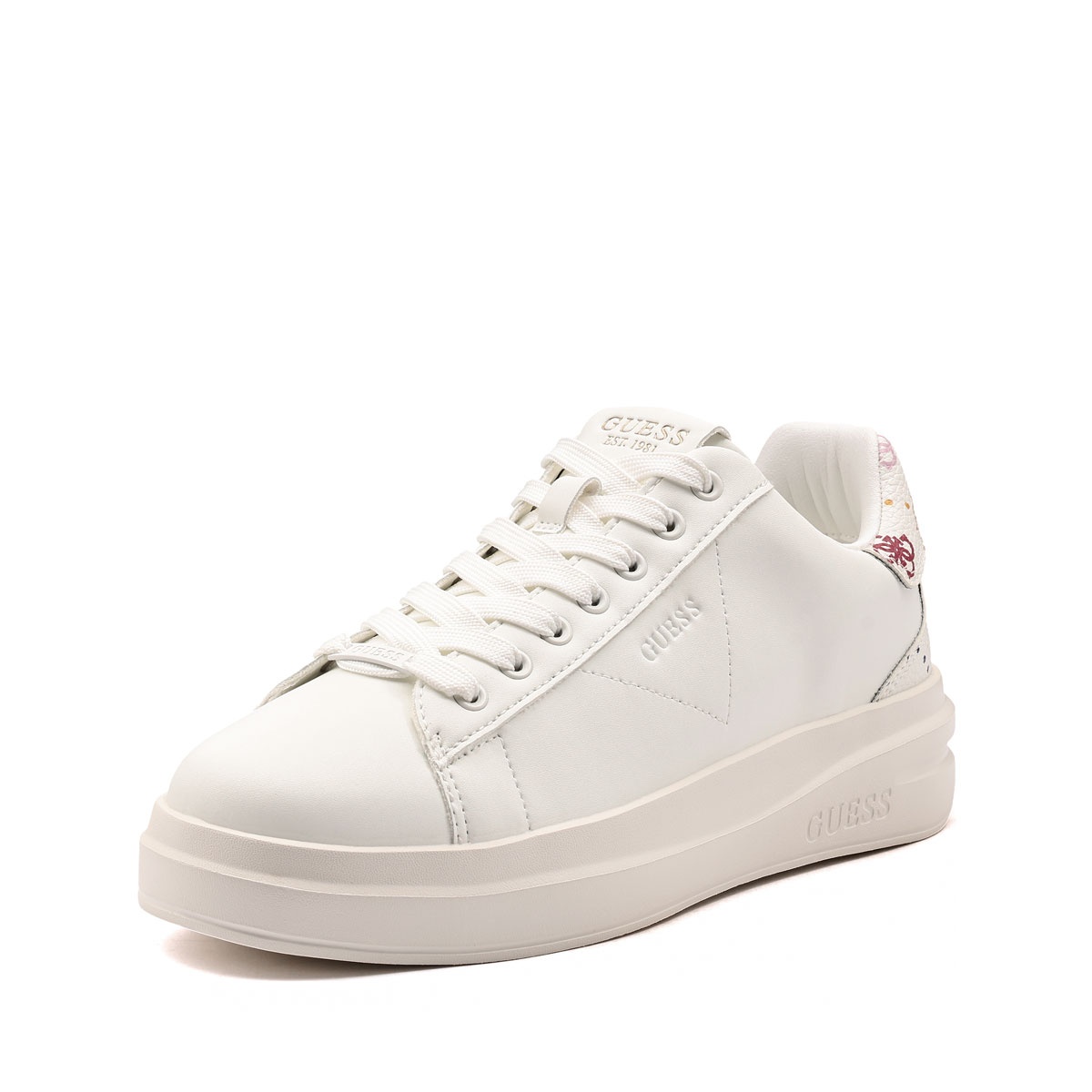 Guess Elbina11 Pantofi sport damă FLPE11LEA12-WHITE