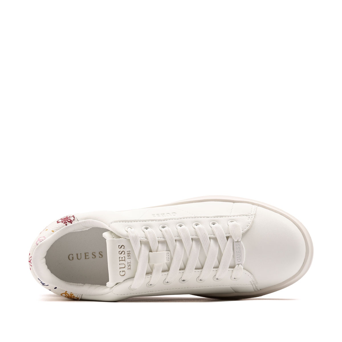 Guess Elbina11 Pantofi sport damă FLPE11LEA12-WHITE