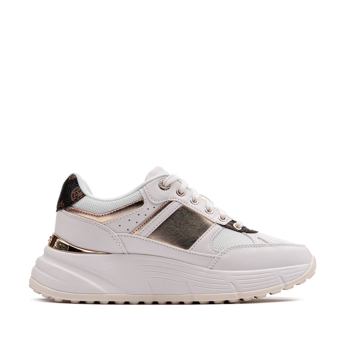 Pantofi sport damă Guess Fonzi FLTFONFAB12-WHIBR Guess Fonzi Pantofi sport damă FLTFONFAB12-WHIBR
