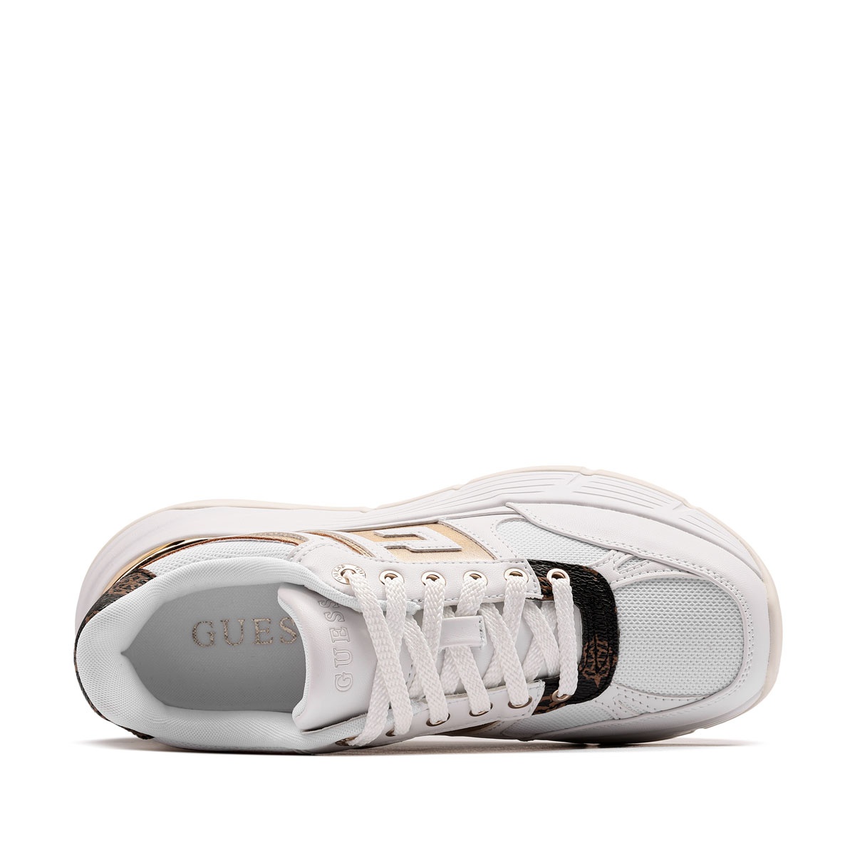 Pantofi sport damă Guess Fonzi FLTFONFAB12-WHIBR Guess Fonzi Pantofi sport damă FLTFONFAB12-WHIBR