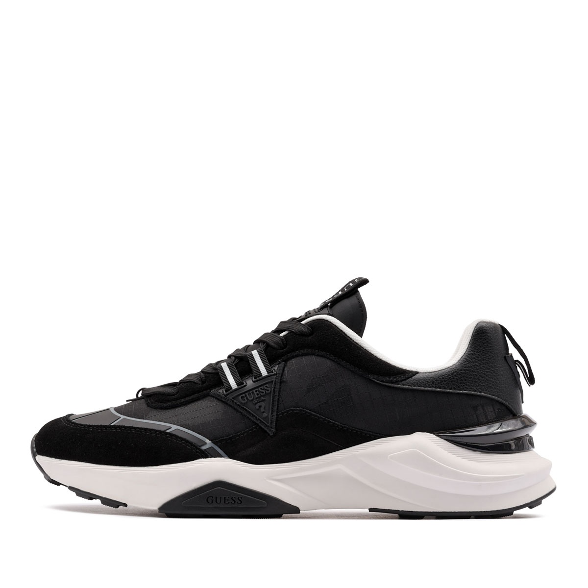 Pantofi sport bărbați Guess Valencia FMTVALFAB12-BLACK Guess Valencia Pantofi sport bărbați FMTVALFAB12-BLACK