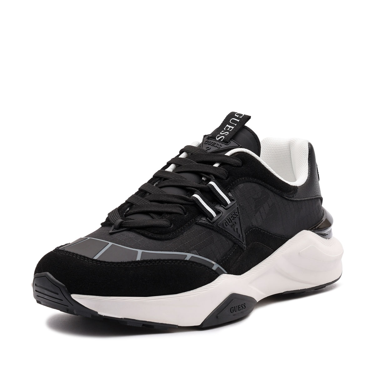 Pantofi sport bărbați Guess Valencia FMTVALFAB12-BLACK Guess Valencia Pantofi sport bărbați FMTVALFAB12-BLACK