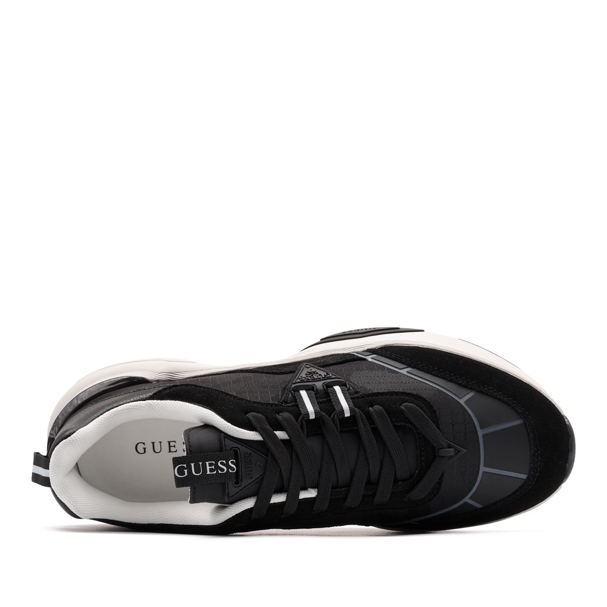 Pantofi sport bărbați Guess Valencia FMTVALFAB12-BLACK Guess Valencia Pantofi sport bărbați FMTVALFAB12-BLACK