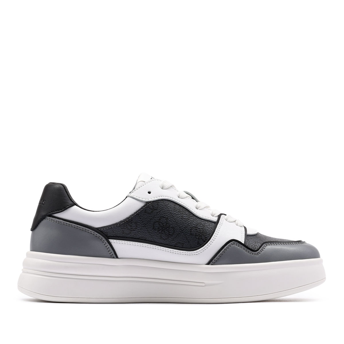 Pantofi sport bărbați Guess Winno Leather-Blend FMTWI2ELL12-COAL Guess Winno Leather-Blend Pantofi sport bărbați FMTWI2ELL12-COAL
