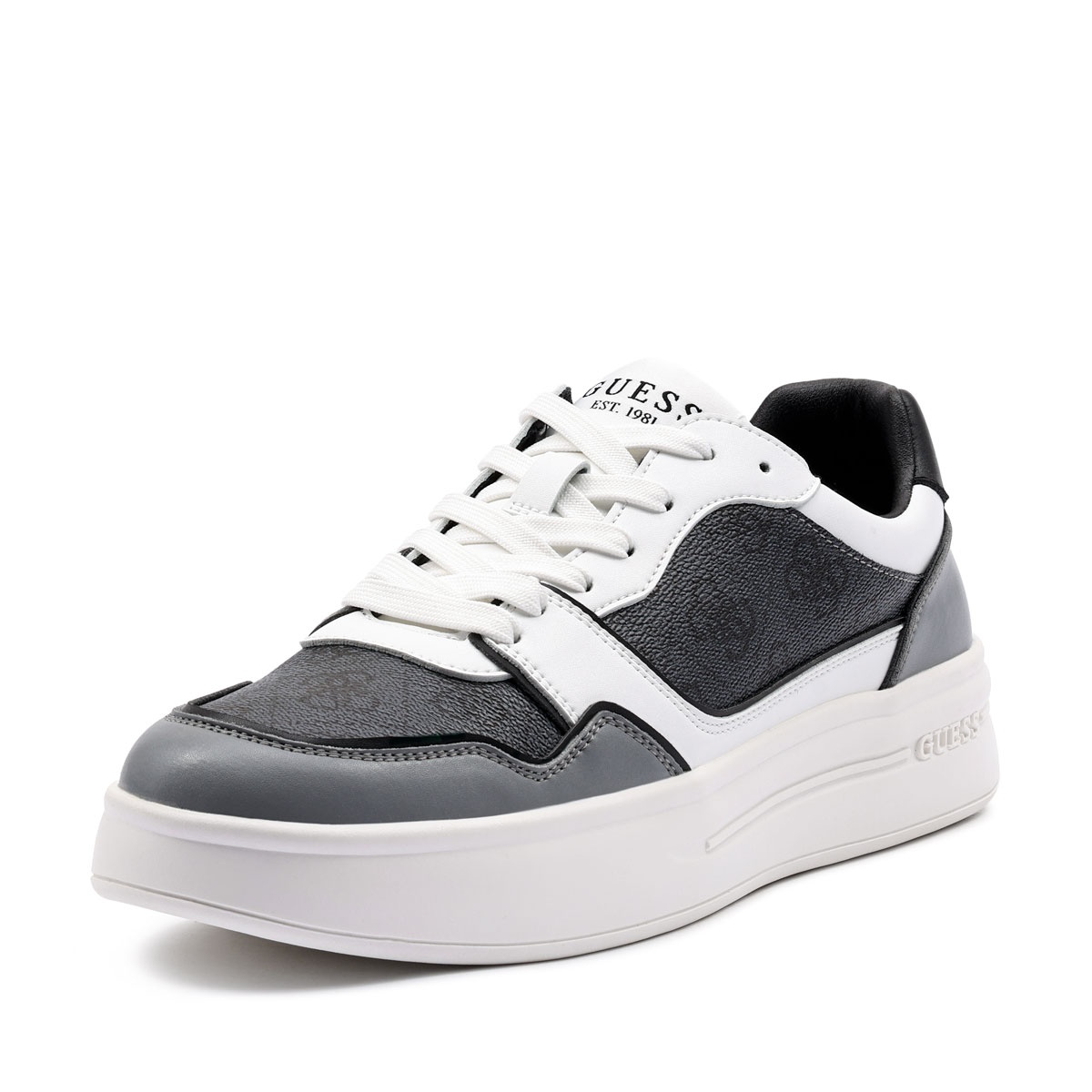 Pantofi sport bărbați Guess Winno Leather-Blend FMTWI2ELL12-COAL Guess Winno Leather-Blend Pantofi sport bărbați FMTWI2ELL12-COAL
