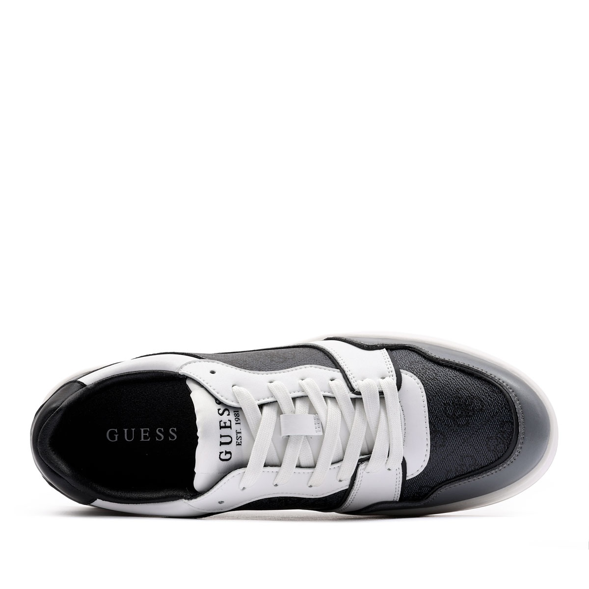 Pantofi sport bărbați Guess Winno Leather-Blend FMTWI2ELL12-COAL Guess Winno Leather-Blend Pantofi sport bărbați FMTWI2ELL12-COAL