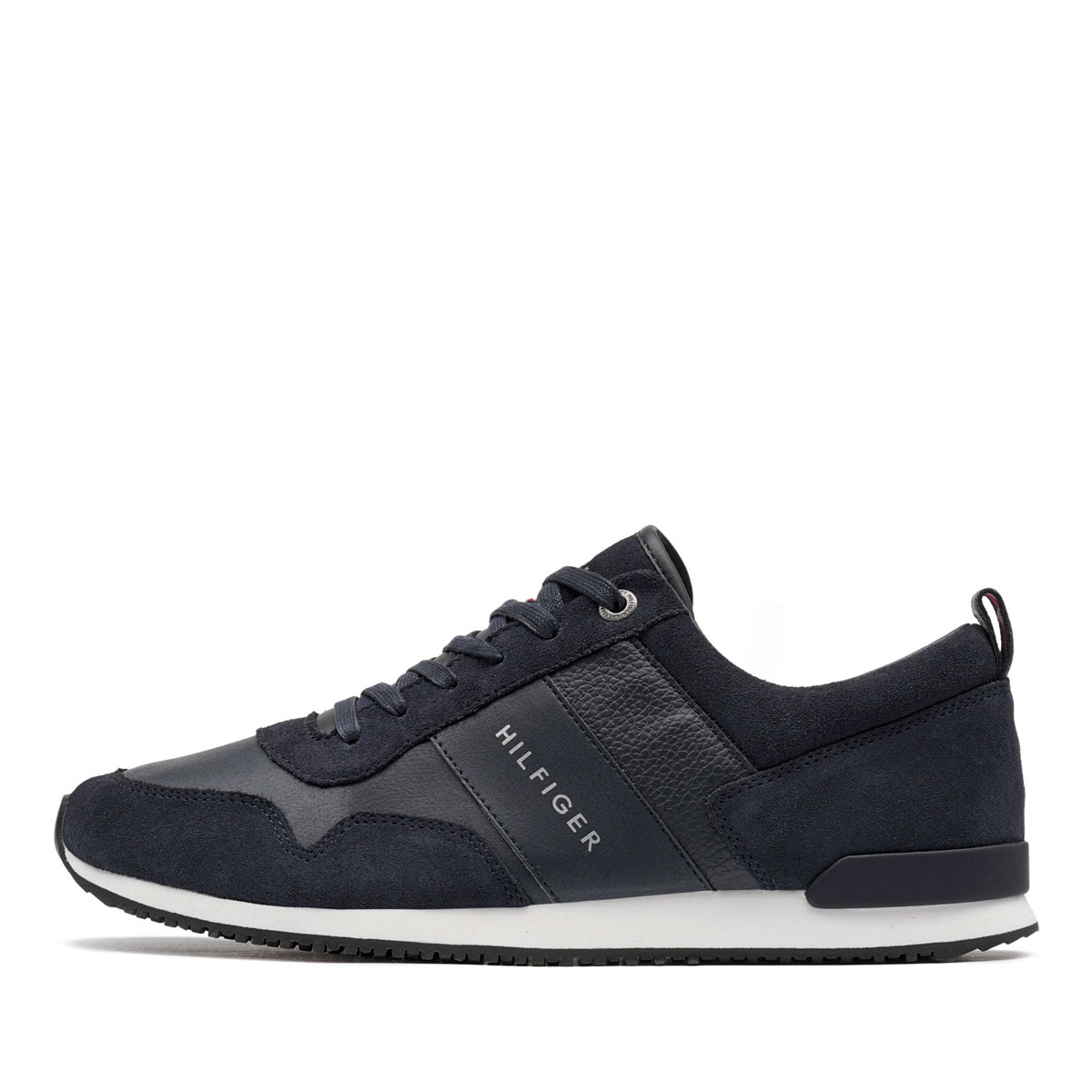 Tommy Hilfiger Iconic Leather Suede Mix Runner Pantofi sport bărbați FM0FM00924-403
