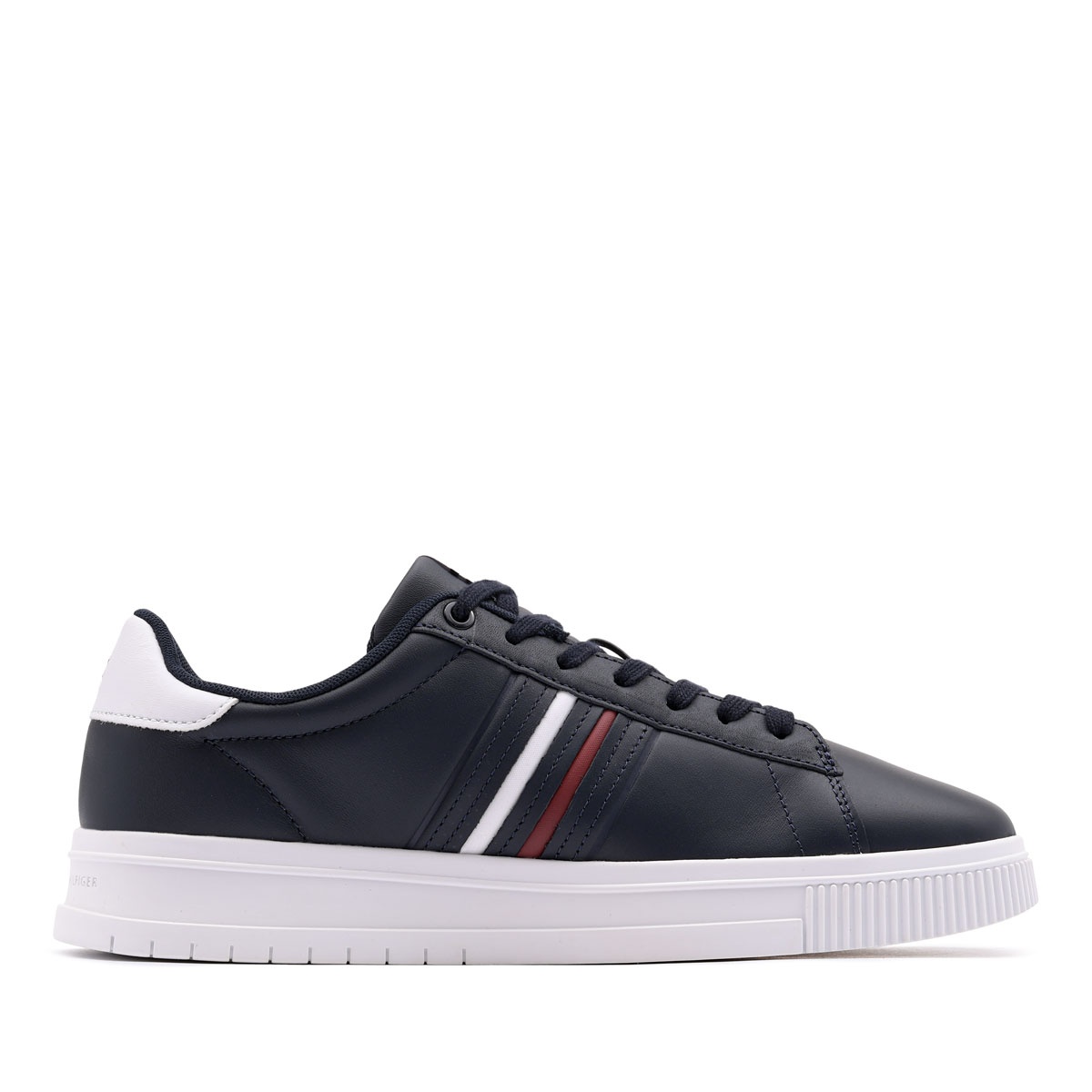 Tommy Hilfiger Modern Cupsole Stripes Leather Pantofi sport bărbați FM0FM05406DW5