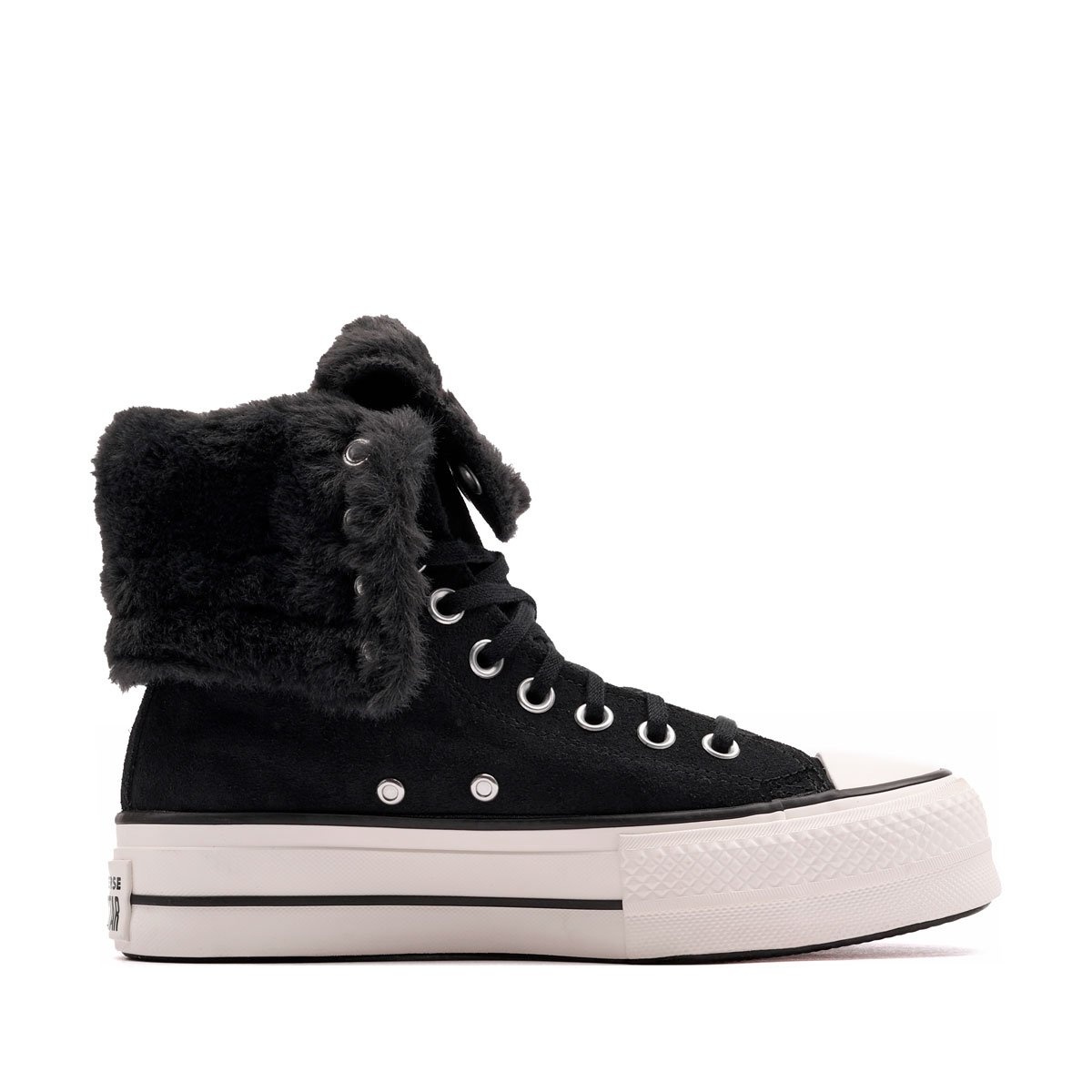 Converse Chuck Taylor All Star Fold Over Lift X-Hi Teniși damă de iarnă A15229C