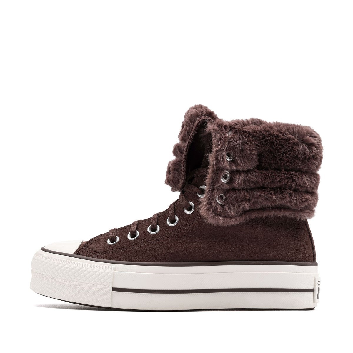 Converse Chuck Taylor All Star Fold Over Lift X-Hi Teniși damă de iarnă A15230C