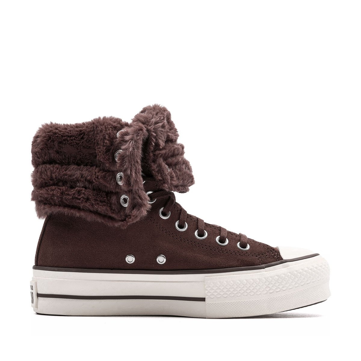 Converse Chuck Taylor All Star Fold Over Lift X-Hi Teniși damă de iarnă A15230C