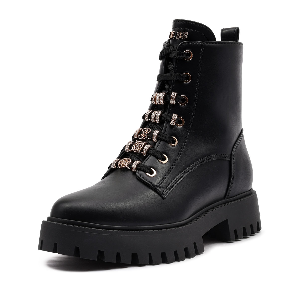 Pantofi damă de iarnă Guess Fionaa FLTFNAELE10-BLACK Guess Fionaa Pantofi damă de iarnă FLTFNAELE10-BLACK