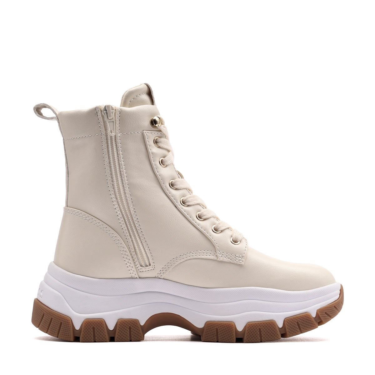 Guess Lady-Leather Like Benzon Pantofi damă de iarnă FLFBNZELE12-CREAM