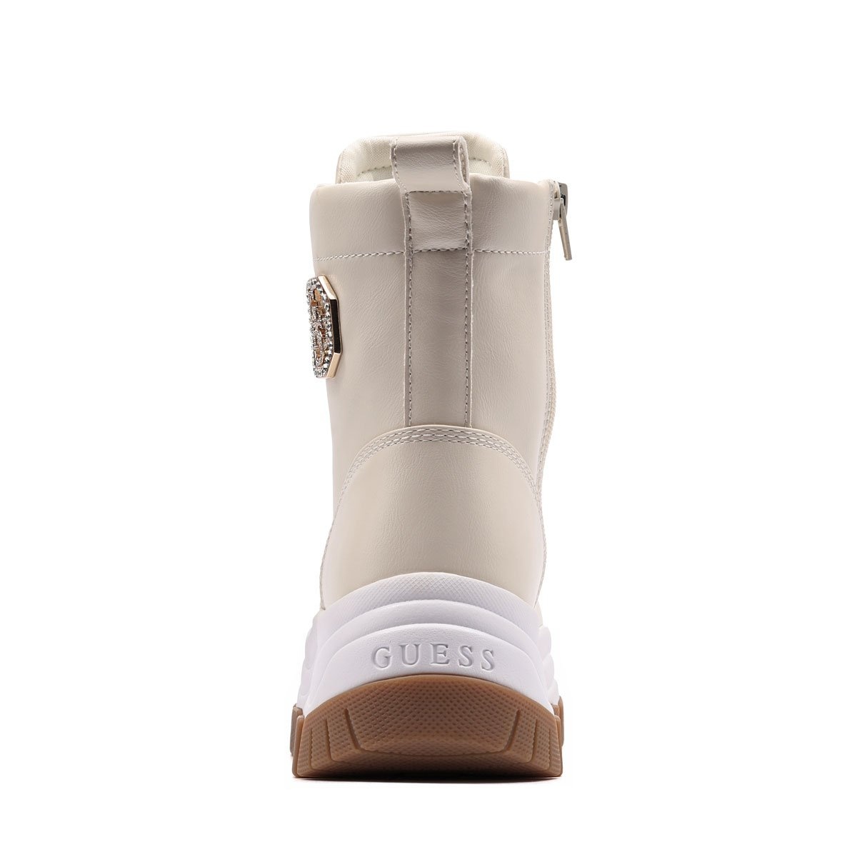 Guess Lady-Leather Like Benzon Pantofi damă de iarnă FLFBNZELE12-CREAM