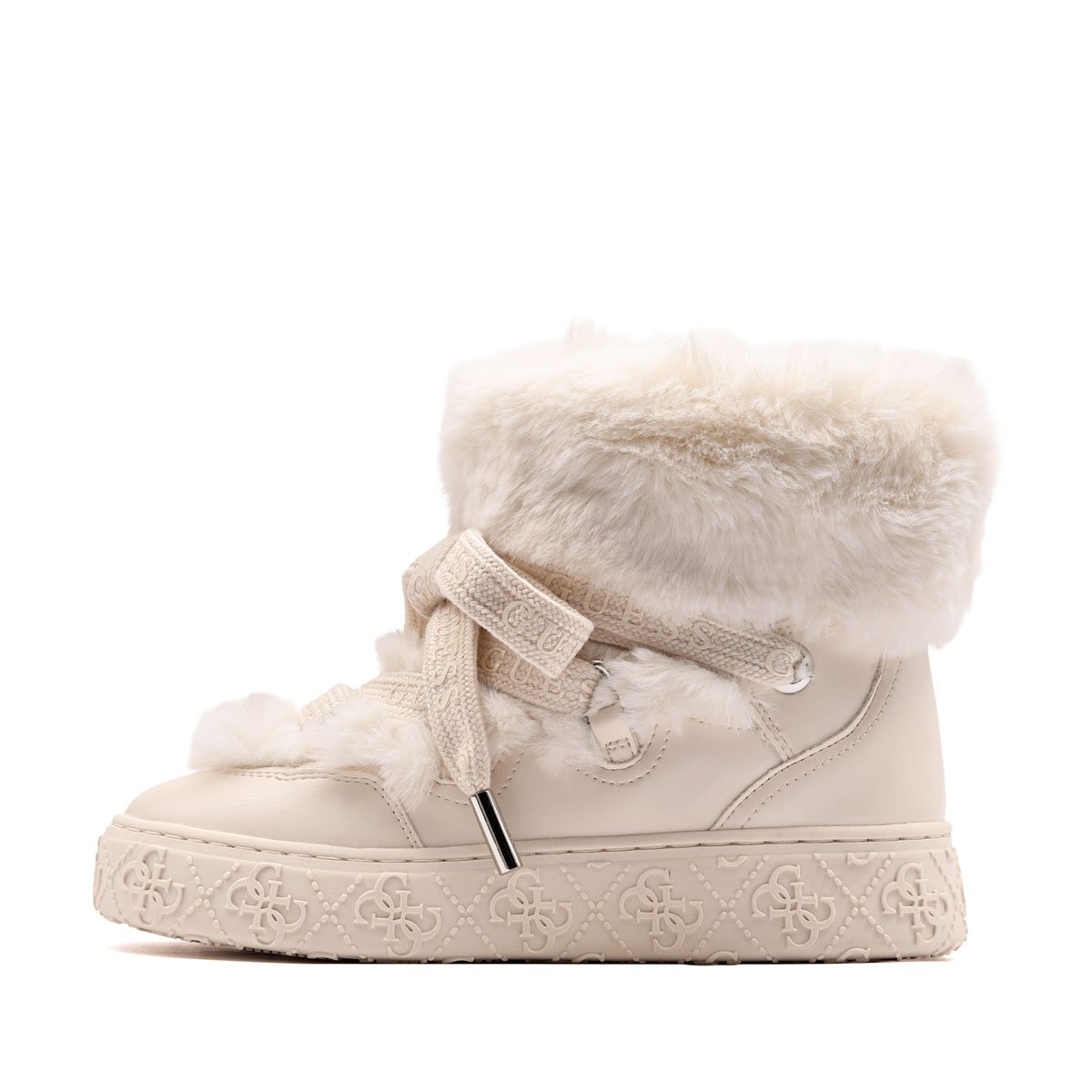 Guess Unessa Pantofi damă de iarnă FLFUEKFUR10-IVORY