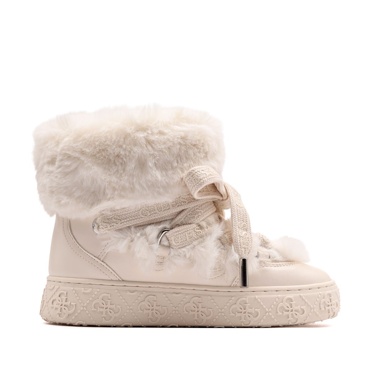 Guess Unessa Pantofi damă de iarnă FLFUEKFUR10-IVORY