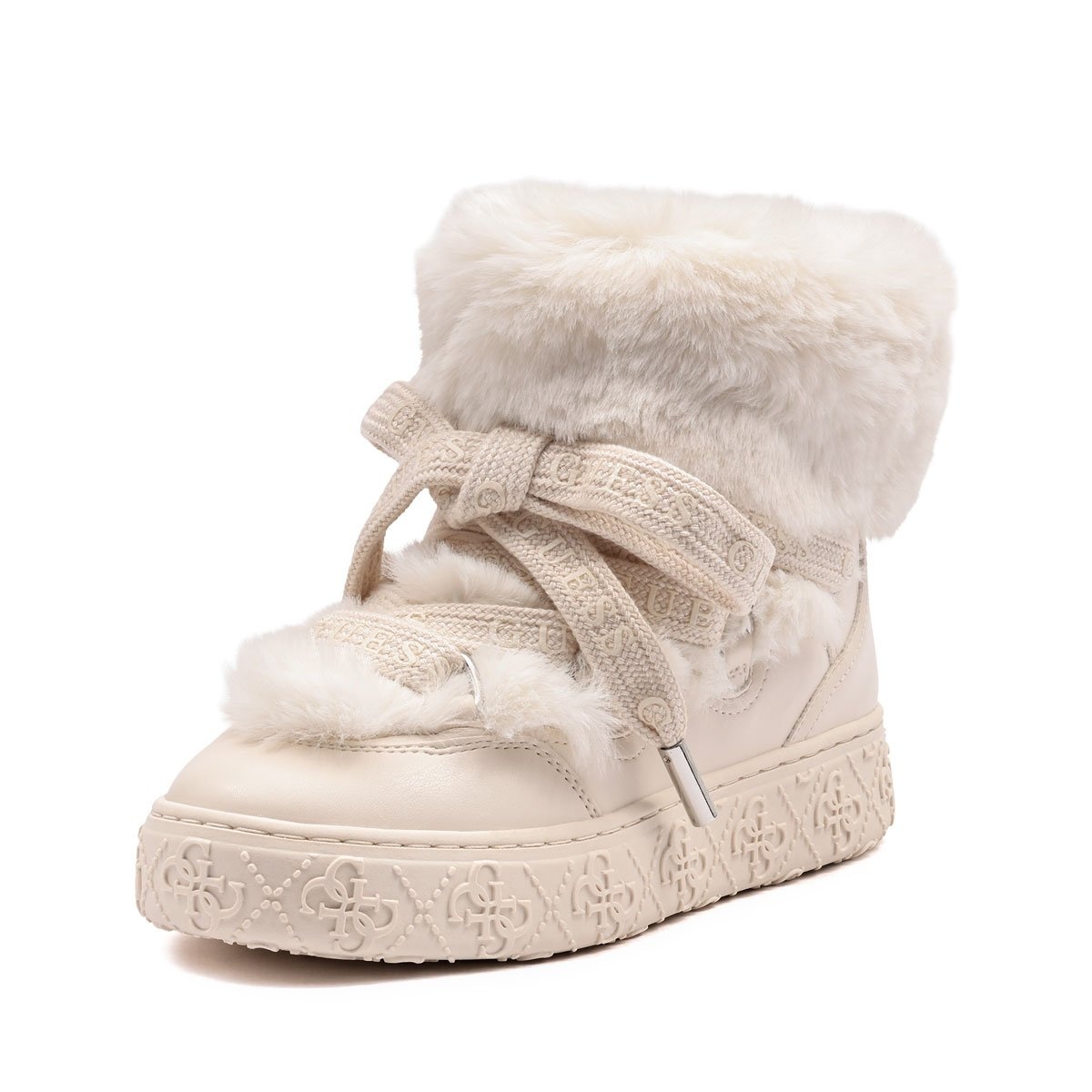 Guess Unessa Pantofi damă de iarnă FLFUEKFUR10-IVORY