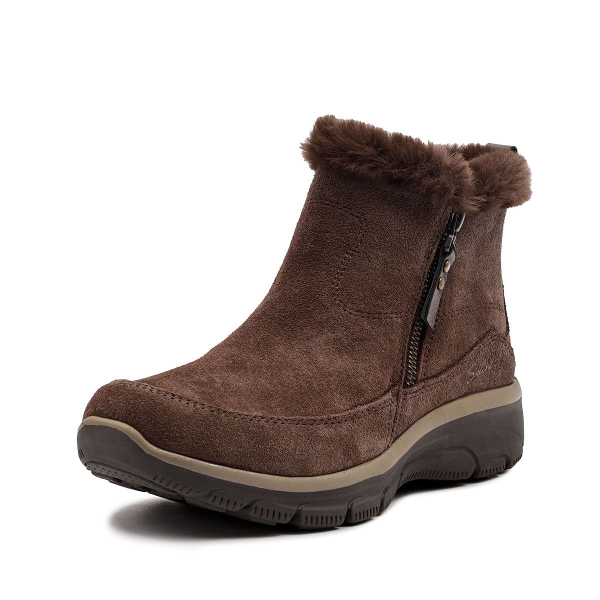 Skechers Easy Going-Cool Zip Pantofi damă de iarnă 167862-CHOC