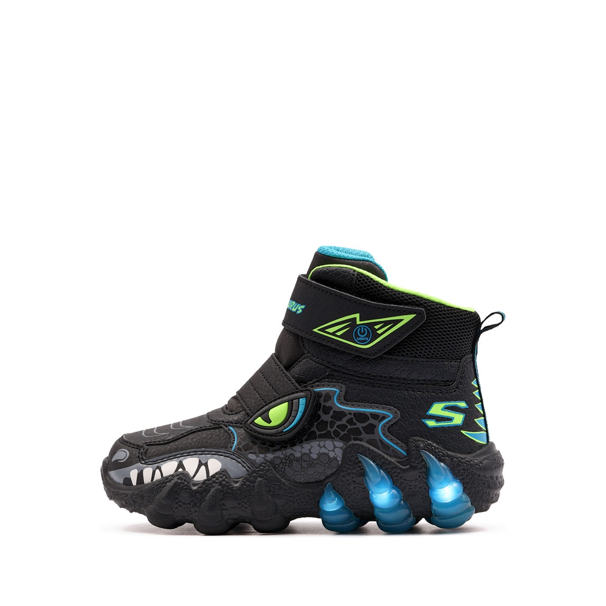 Skechers S Lights-Skech-O-Saurus Lights 2.0-Arctic Dino Pantofi de iarnă copii 400122L-BKLM