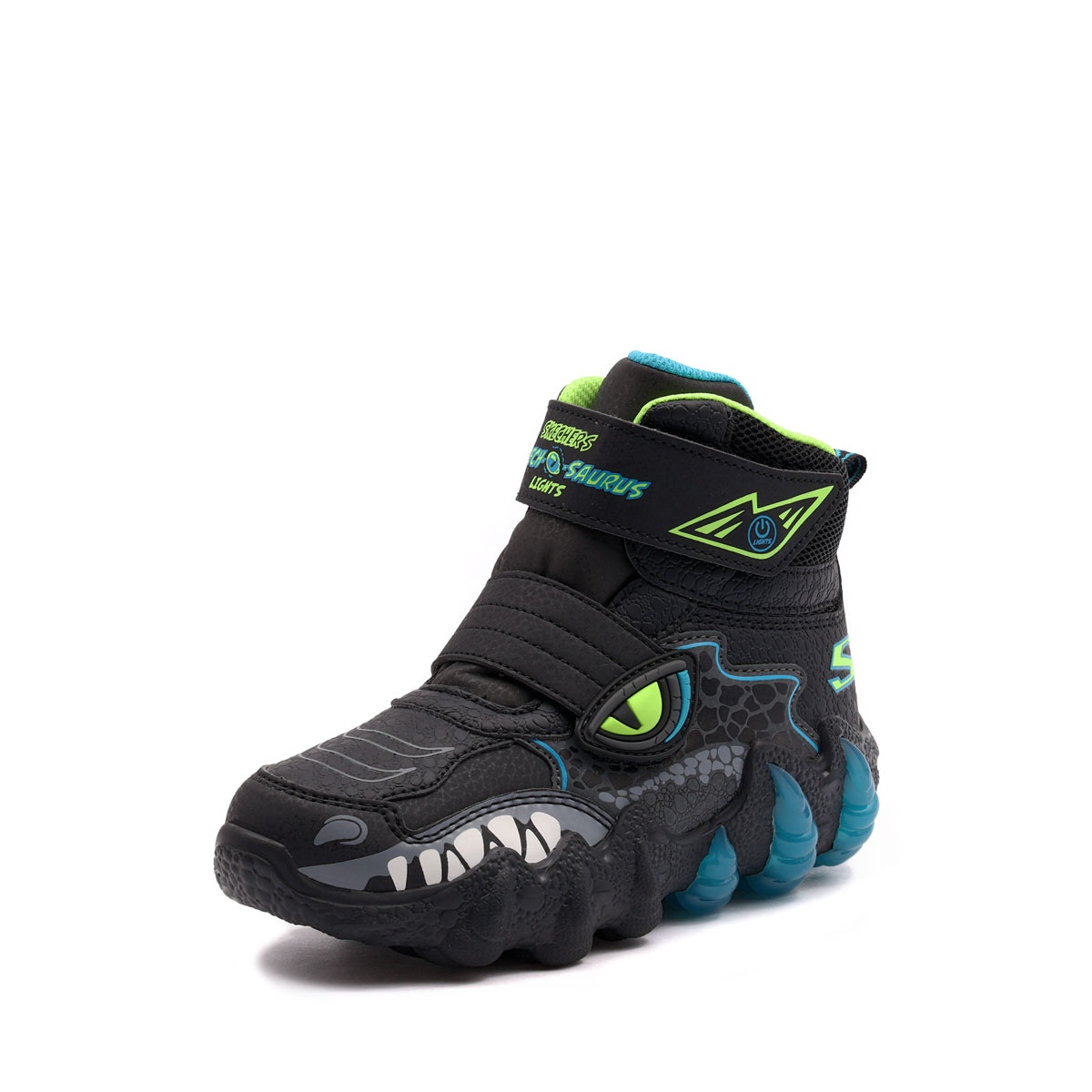 Skechers S Lights-Skech-O-Saurus Lights 2.0-Arctic Dino Pantofi de iarnă copii 400122L-BKLM