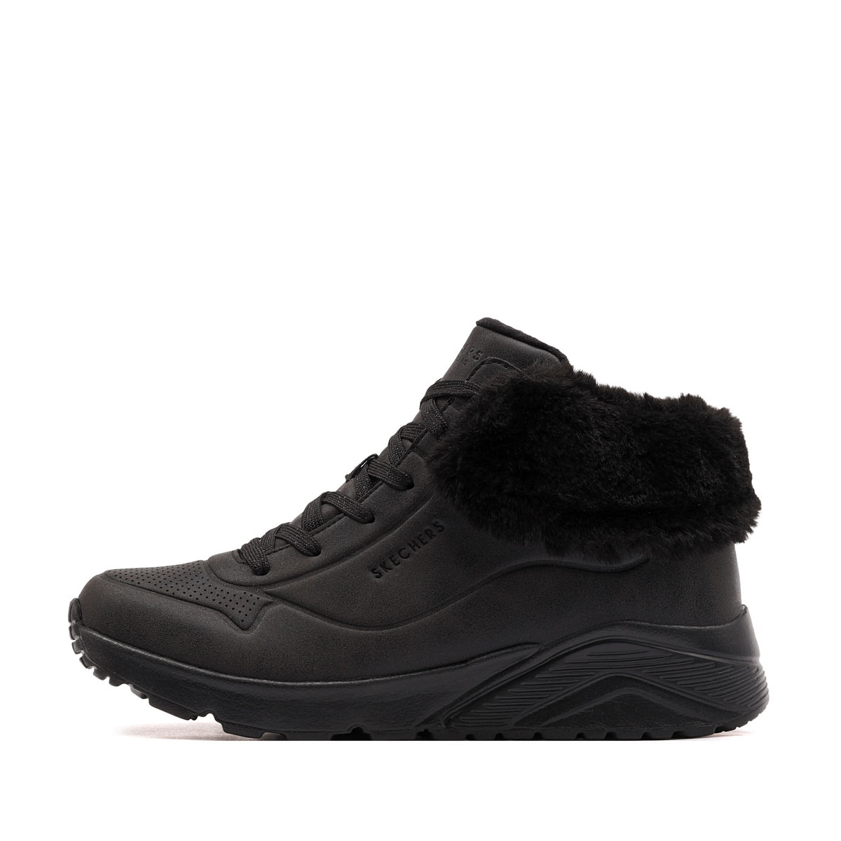 Skechers Uno Lite-Cute Fur You Încălțăminte iarnă 310928L-BBK