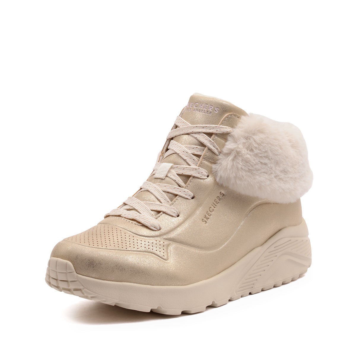 Skechers Uno Lite-Cute Fur You Încălțăminte iarnă 310928L-GLD