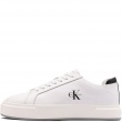 Teniși bărbați Calvin Klein Basket Cupsole LaceUp Leather ML YM0YM0146001W Calvin Klein Basket Cupsole LaceUp Leather ML Teniși bărbați YM0YM0146001W