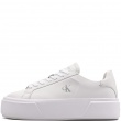 Calvin Klein Flatform LaceUp Leather Teniși damă YW0YW019280K4