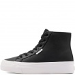 Teniși damă Calvin Klein Vulc Flatf High Top Leather CK YW0YW01978BEH Calvin Klein Vulc Flatf High Top Leather CK Teniși damă YW0YW01978BEH