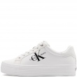 Calvin Klein Vulc Flatform LaceUp Low Leather Teniși damă YW0YW00847YAF