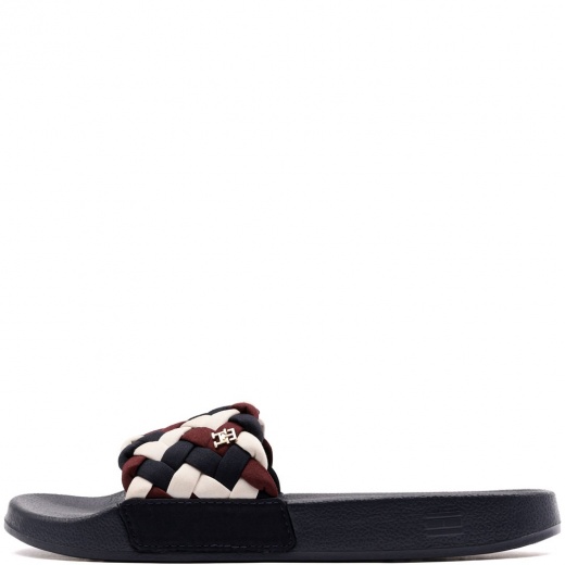 Tommy Hilfiger Braided Slide Șlapi damă FW0FW092030GY