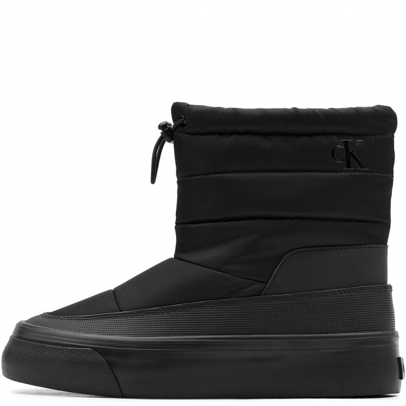 Calvin Klein Vulc Flatf Snowboot Nylon Mix MG Apres-ski damă YW0YW019770GJ