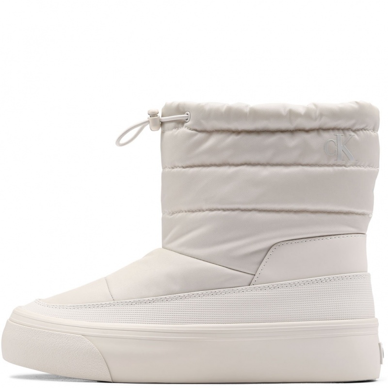 Calvin Klein Vulc Flatf Snowboot Nylon Mix MG Apres-ski damă YW0YW01977YAJ