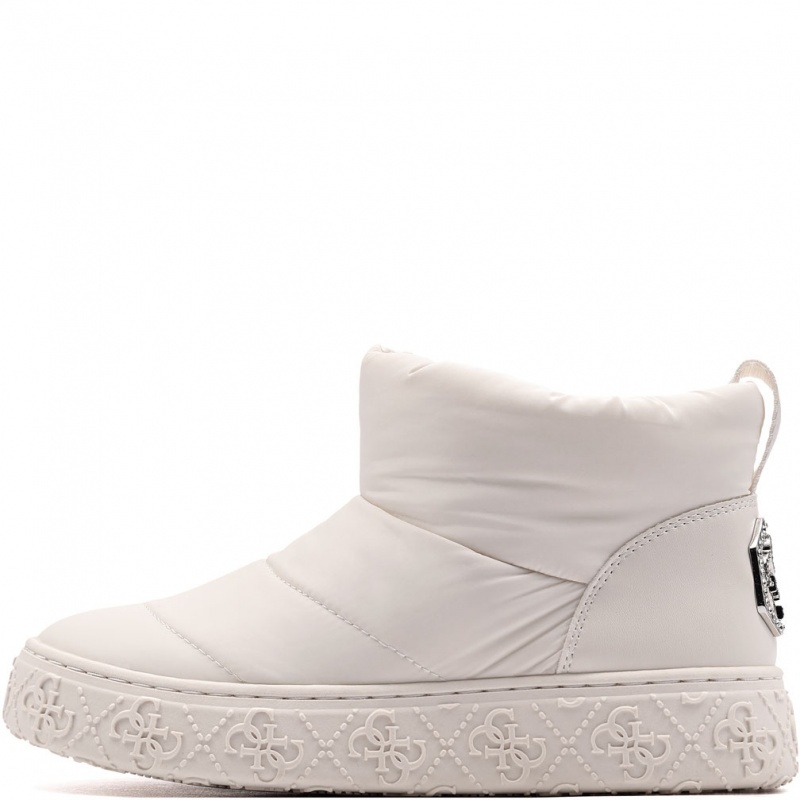 Guess Unara Apres-ski damă FLFUNOFAP10-IVORY