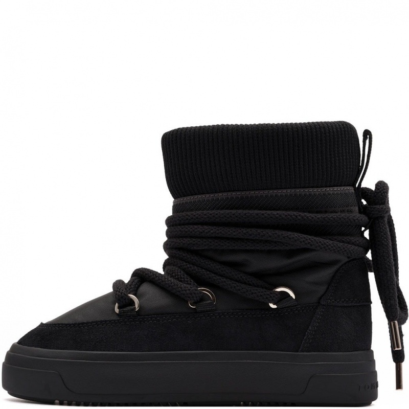 Tommy Hilfiger Tommytech Logotape Snowboot Warm Apres-ski damă FW0FW08998BDS