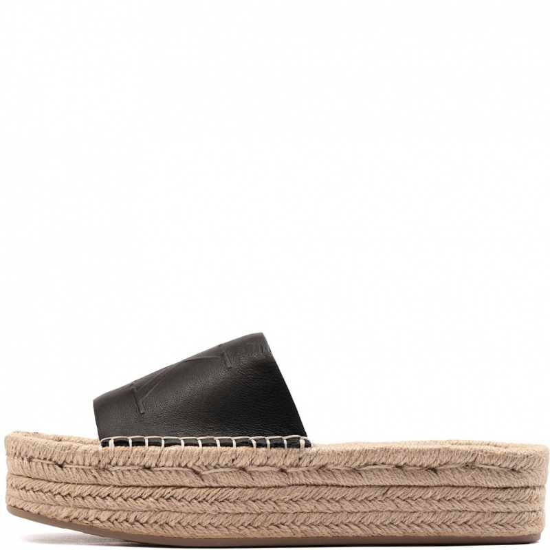 Calvin Klein Flatform Espa Mule Leather MG  HW0HW03027BEH