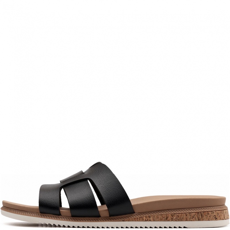 Skechers Desert Kiss Low-Peak Look Șlapi damă 114707-BLK
