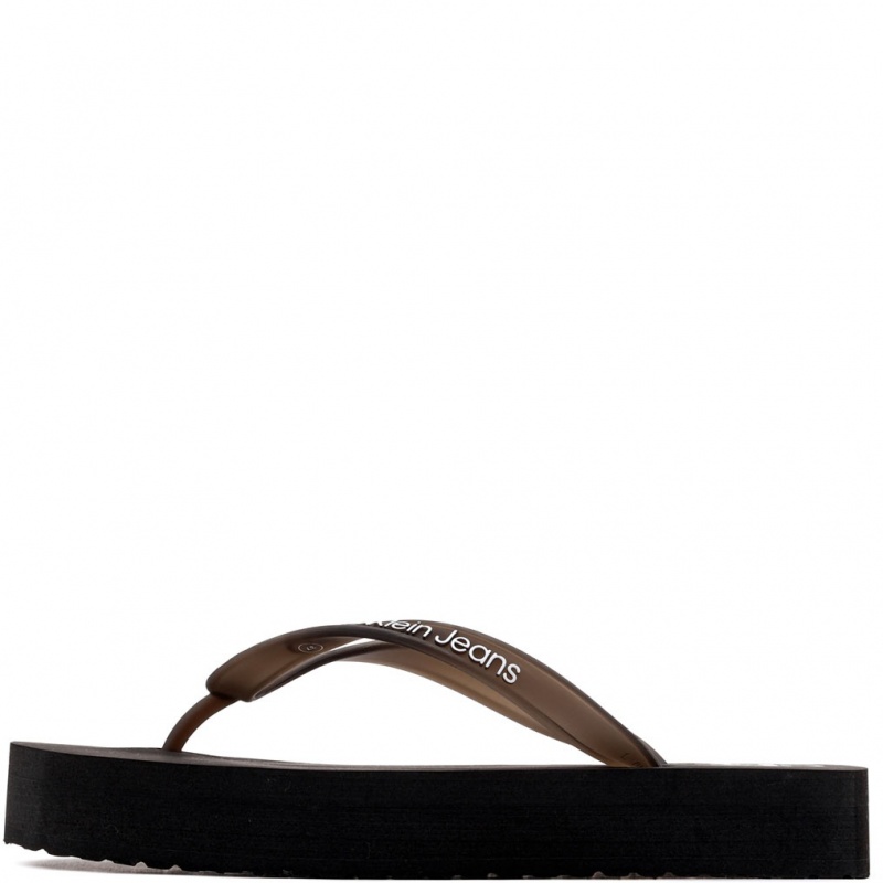 Calvin Klein Beach Sandal Flatform TPU Șlapi damă YW0YW01830BEH