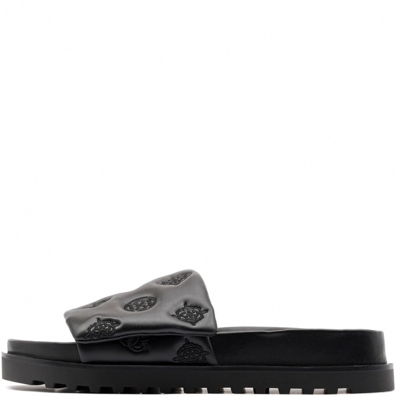 Guess Fabio2 Șlapi damă FLJFA2ELE19-BLACK