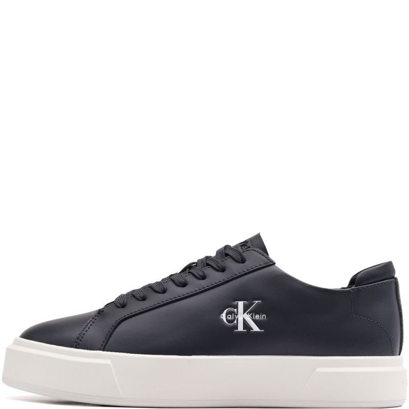 Calvin Klein Basket Cupsole LaceUp Leather ML Teniși bărbați YM0YM01460BAI