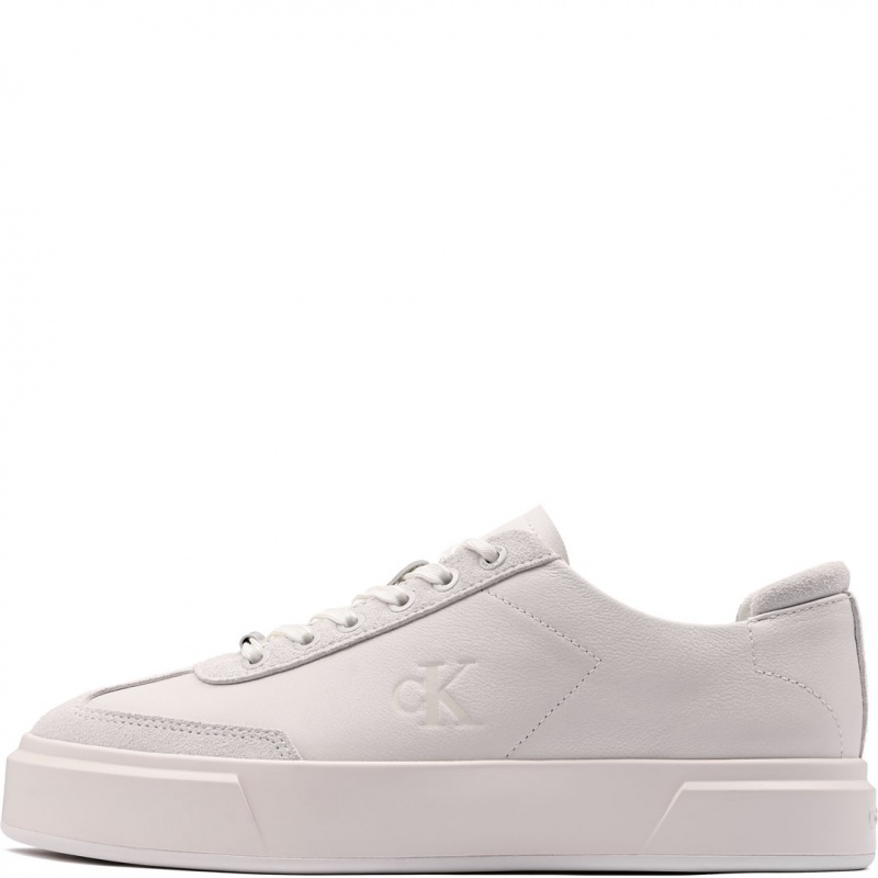 Calvin Klein Basket Cupsole LaceUp WT Leather  Teniși bărbați HM0HM0213302U