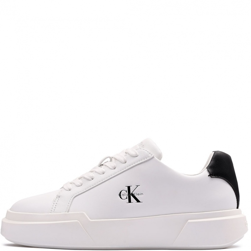 Calvin Klein Chunky Cupsole LaceUp Leather Pantofi sport damă YW0YW0194706X