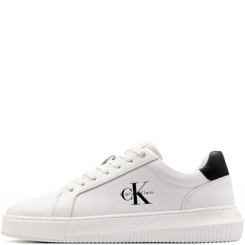 Calvin Klein Chunky Cupsole Mono Leather Teniși bărbați YM0YM013170LD