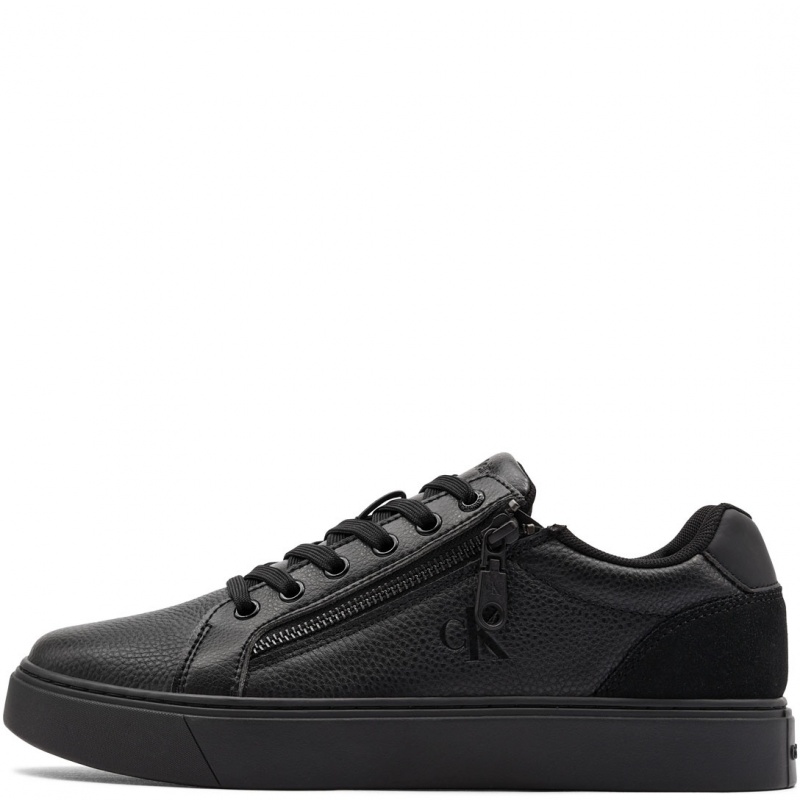 Calvin Klein Classic Cup LaceUp Zip Leather Teniși bărbați YM0YM014370GJ