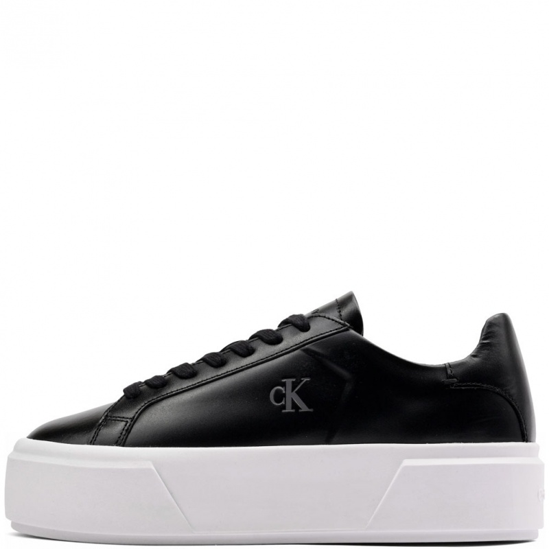 Calvin Klein Flatform LaceUp Leather Teniși damă YW0YW01928BEH