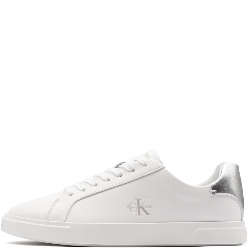 Calvin Klein Low Pro Cups LaceUp Leather Met Teniși damă HW0HW028460K8