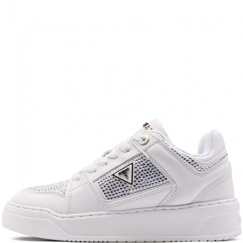 Guess Delove Teniși damă FLTDL2LEA12-WHITE